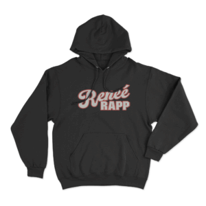 Renee Rapp Script Hoodie Black 1