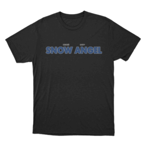 Snow Angel T Shirt Black